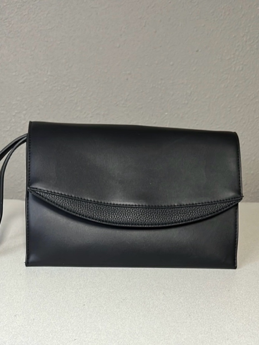 A New Day Leather Wristlet Clutch